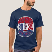 2024 Uw stem telt Vrijheidsbeeld T-shirt (Voorkant)