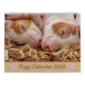 2024 Varkenskalender Kalender (Hoes)