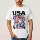 2024 Verenigde Staten Mannen nationale team T-shir T-shirt (Voorkant)