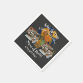 2024 Verjaardagsfeestje Meisje Jongen Mam Papa Afs Servet (Hoek)