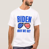 2024 Verkiezing Biden 2024 Bruh We Out Grappig Joe T-shirt (Voorkant)
