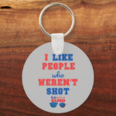 2024 Verkiezing Kamala Harris Merch Comma La grapp Sleutelhanger (Voorkant)