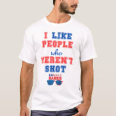 2024 Verkiezing Kamala Harris Merch Comma La grapp T-shirt (Voorkant)