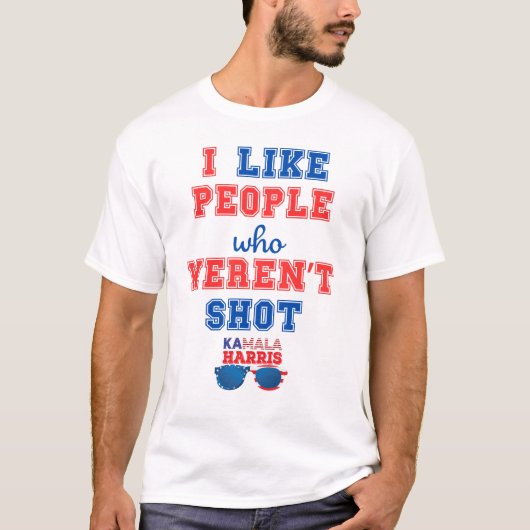 2024 Verkiezing Kamala Harris Merch Comma La grapp T-shirt (Voorkant)