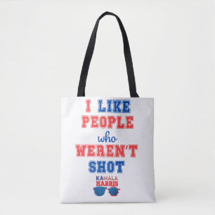 2024 Verkiezing Kamala Harris Merch Comma La grapp Tote Bag