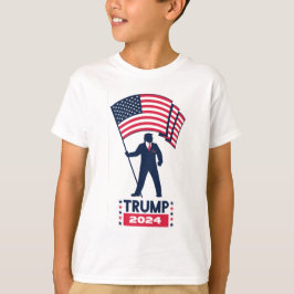 2024 Verkiezing Logo Donald Trump voor President T T-shirt