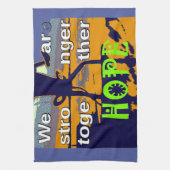 2024 Verkiezingen Verenigde Staten Hoop Sterker To Theedoek (Verticaal)