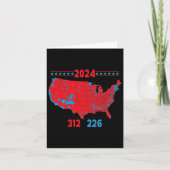 2024 Verkiezingskaart Trump 312 Red 2024 Verkiezin Kaart (Voorkant)