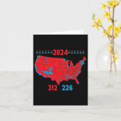 2024 Verkiezingskaart Trump 312 Red 2024 Verkiezin Kaart (Gele Bloem)