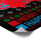 2024 Verkiezingskaart Trump Landslide Ugly Christm Poster (Hoek)