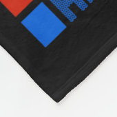 2024 Verkiezingskaart Vrolijk Kerstfeest Trump Lan Fleece Deken (Hoek)