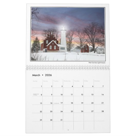 2024 Verloren in Michigan Wall Calendar Kalender (Mar 2026)