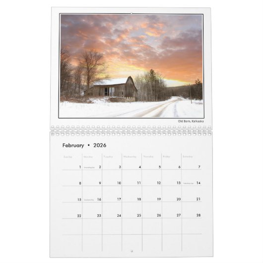 2024 Verloren in Michigan Wall Calendar Kalender (Feb 2026)