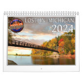 2024 Verloren in Michigan Wall Calendar Kalender (Hoes)