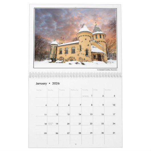 2024 Verloren in Michigan Wall Calendar Kalender (Jan 2026)