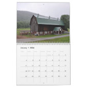 2024 Vermont Schuren - Kalender (Jan 2026)