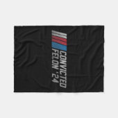 2024 Veroordeelde misdadiger18 Fleece Deken (Voorkant (Horizontaal))