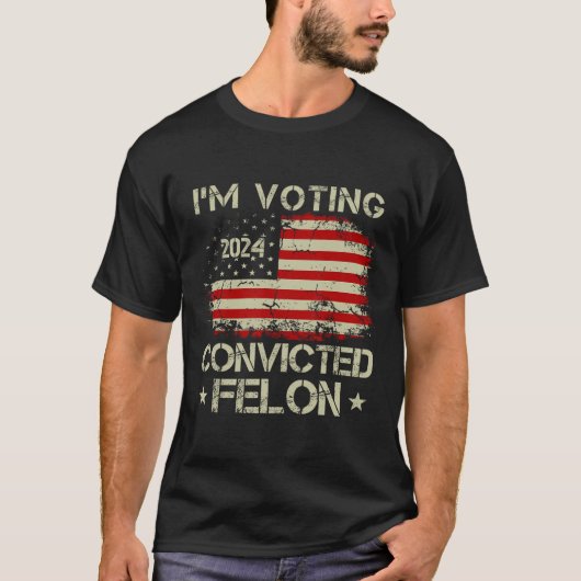 2024 Veroordeelde misdadiger22 T-shirt (Voorkant)
