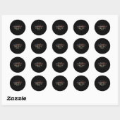 2024 Veroordeelde misdadiger37 Ronde Sticker (Vel)