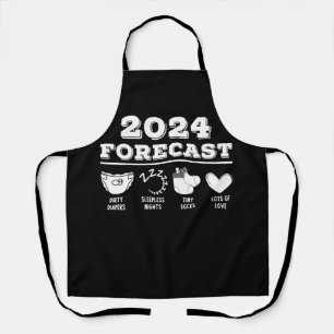 2024 Verwachting Baby Zwangerschapsaankondiging ni Schort