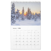 2024 Vier seizoenen bos Kalender (Jan 2026)