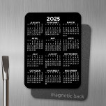 2024 Voljaar Uitzicht Kalender - Basisminimum Magneet<br><div class="desc">Zwart-wit - Een minimale,  elementaire kalender van 12 maanden met een effen kleurachtergrond. Een standaard zoek je kantoor of schoolkluisje.</div>