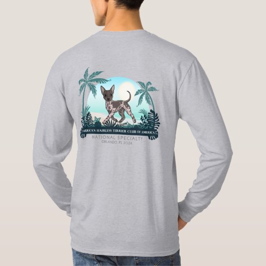 2024 Volwassen Mannen T-shirt met lange mouwen - D (Achterkant)