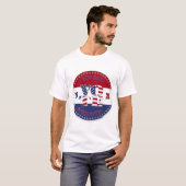 2024 Voor God en Land USA Vlag V O T E! T-shirt (Voorkant volledig)