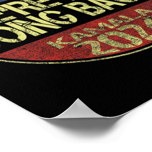 2024 voor President Poster (Hoek)