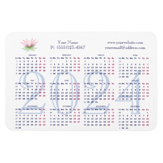 2024 voor zakelijke magneet (Horizontaal)