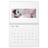 2024 Vrede Liefde & Chocolade Dalmatische Kalender (Mar 2026)