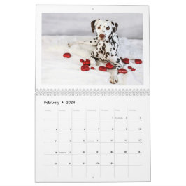 2024 Vrede Liefde & Chocolade Dalmatische Kalender