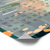 2024 Vreedige meer Poster (Hoek)