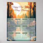 2024 Vreedige meer Poster (Voorkant)