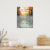 2024 Vreedzaam meer Poster (Keuken)