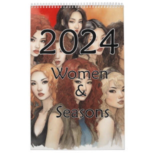 2024 Vrouwen & Seizoenen Kalender