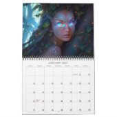 2024 Vrouwen van Magic 6 Fantasy Kunstkalender Kalender (Jan 2027)