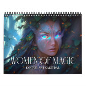 2024 Vrouwen van Magic 6 Fantasy Kunstkalender Kalender (Hoes)
