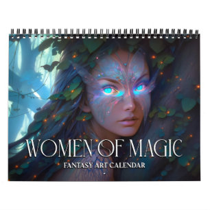 2024 Vrouwen van Magic 6 Fantasy Kunstkalender Kalender