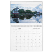 2024: Vuurtorens van North Carolina Kalender (Jan 2027)