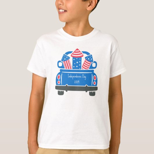 2024 Vuurwerkwagen T-shirt (Voorkant)