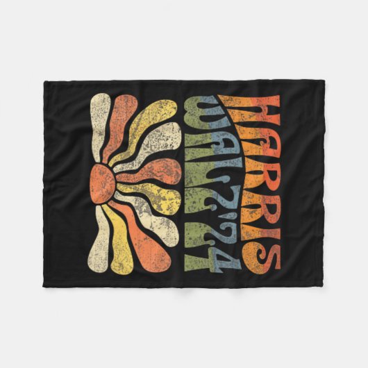 2024 We gaan niet terug stemmen voor 2024 2 Fleece Deken (Voorkant (Horizontaal))