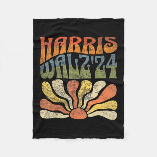 2024 We gaan niet terug stemmen voor 2024 2 Fleece Deken (Voorkant)