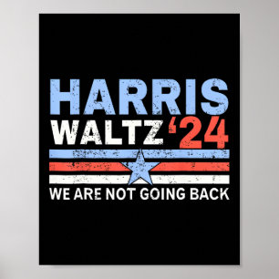 2024 We gaan niet terug stemmen voor 2024 Poster