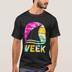 2024 Week Retro Shark Fin Lover Zee Ocean Animal S T-shirt