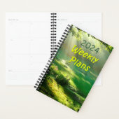 2024 Weekplannen Eenvoudig Heaven's Light Design Planner (Display)