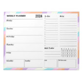2024 Weekplanner Notitieblok (Voorkant)