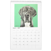 2024 Whimsical Hondenkalender - Groot Kalender (Mar 2027)