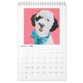 2024 Whimsical Hondenkalender - Klein Kalender (Jan 2027)