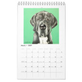 2024 Whimsical Hondenkalender - Klein Kalender (Mar 2027)